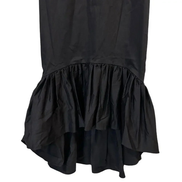 NWT Making The Cut Black Mermaid Dress XS Romantic Ruffle Flounce Runway Fashion - Picture 7 of 15
